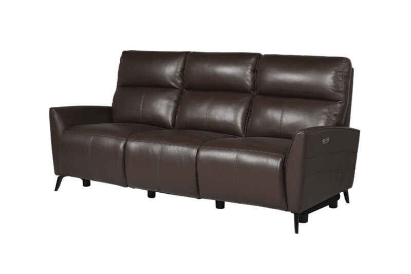 La-Z-Boy Monroe Sofa in Jersey Espresso Leather - Clearance Item