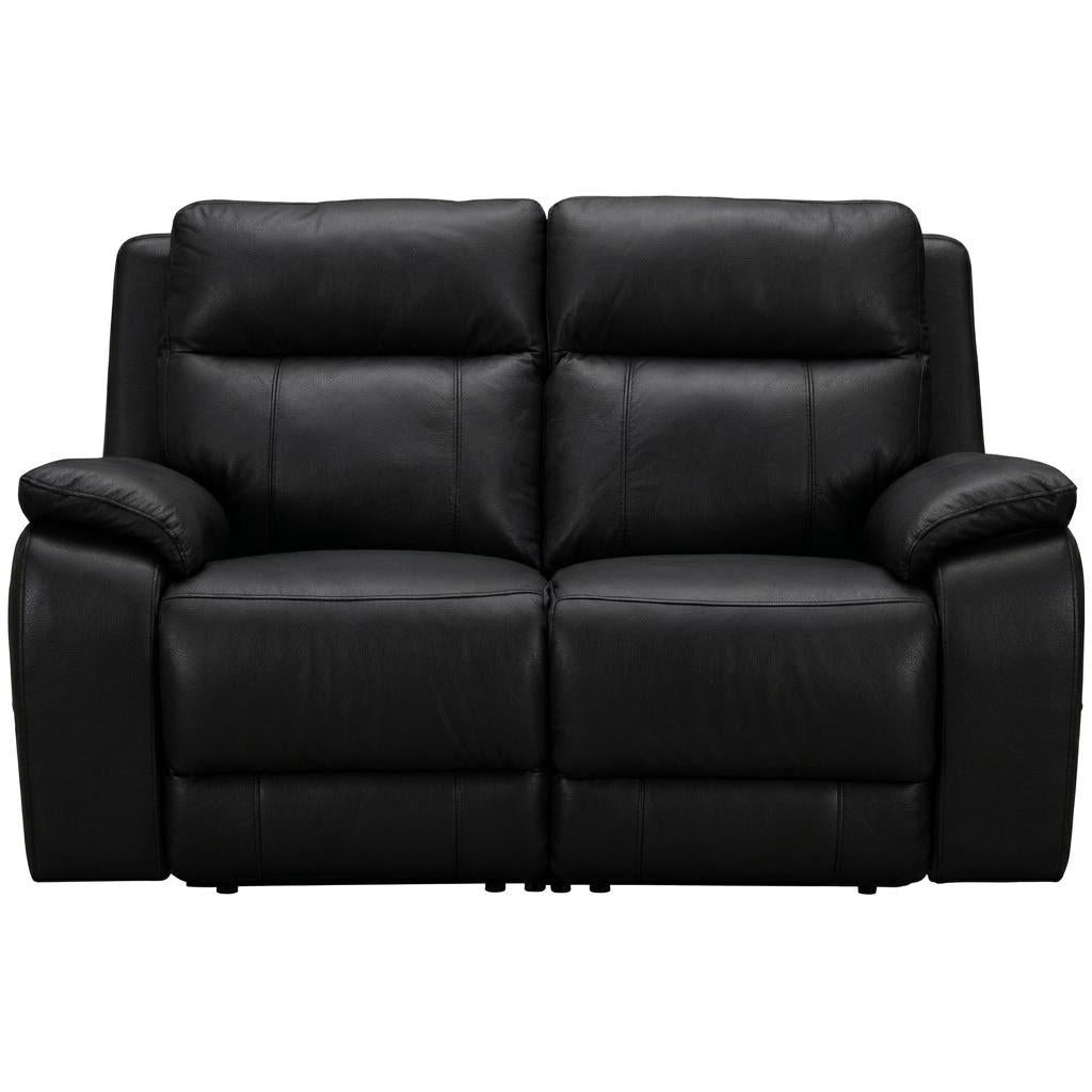 La-Z-Boy Victor Power Recline Sofa in Milan Jet Leather - Clearance Item