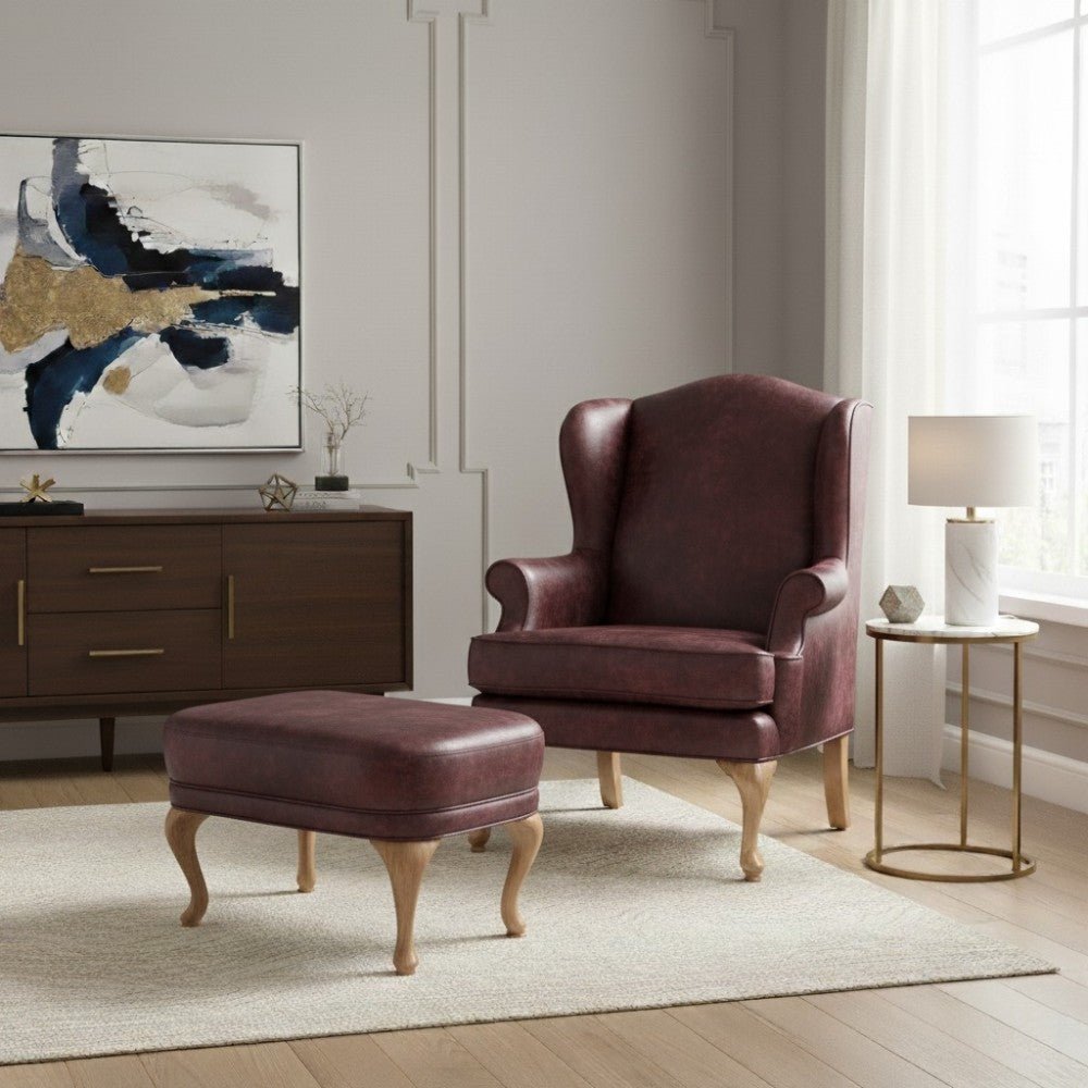 Moran Furniture Boston Wingback Accent Chair