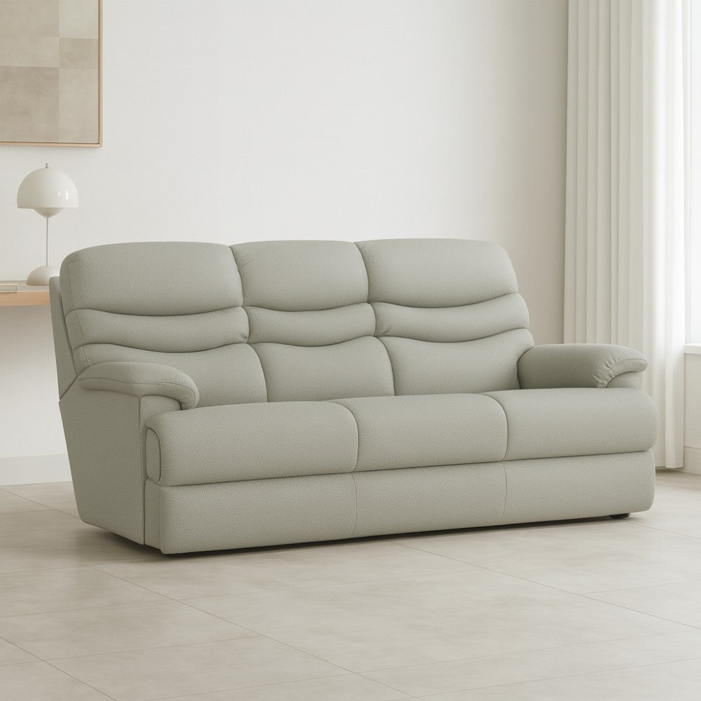 La - Z - Boy Cortland 3 Seat Sofa in Pacifico Light Grey - Clearance Item
