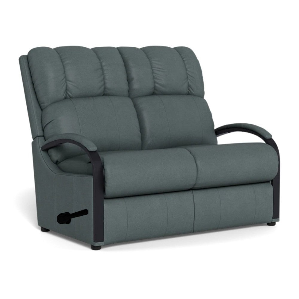 La - Z - Boy Harbortown Sofa - Black Manual Recline