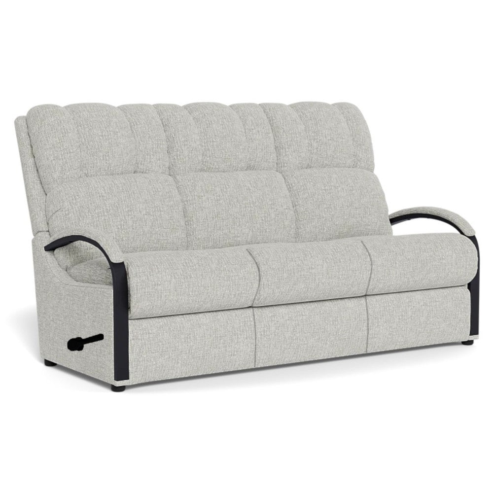 La - Z - Boy Harbortown Sofa - Black Manual Recline