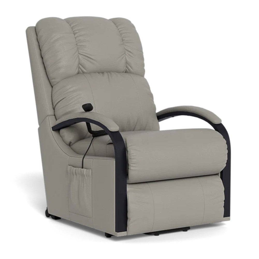 La - Z - Boy Harbortown Lift Chair - Black Manual Headrest