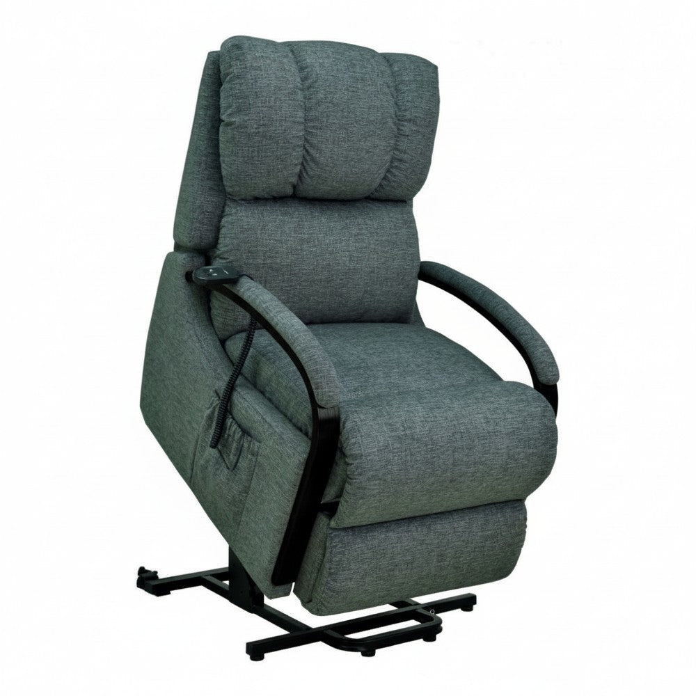 La - Z - Boy Harbortown Bronze Lift Chair - Extra Large Black