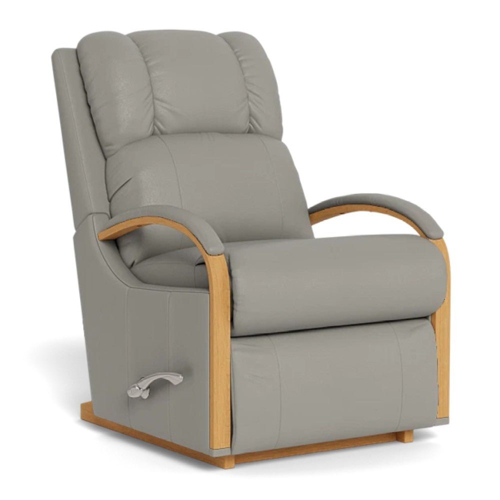 La - Z - Boy Harbortown Recliner - Oak Extra Large Manual Headrest