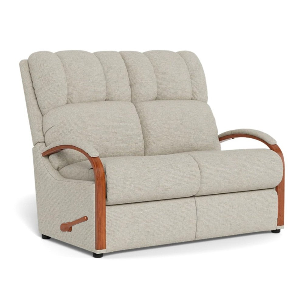 La - Z - Boy Harbortown Sofa - Mahogany Manual Recline