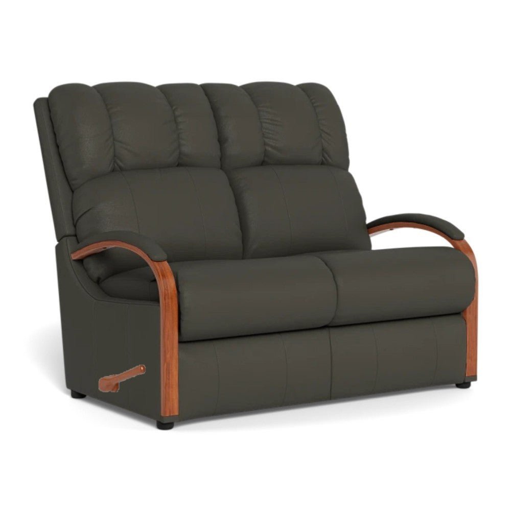 La - Z - Boy Harbortown Sofa - Mahogany Manual Recline