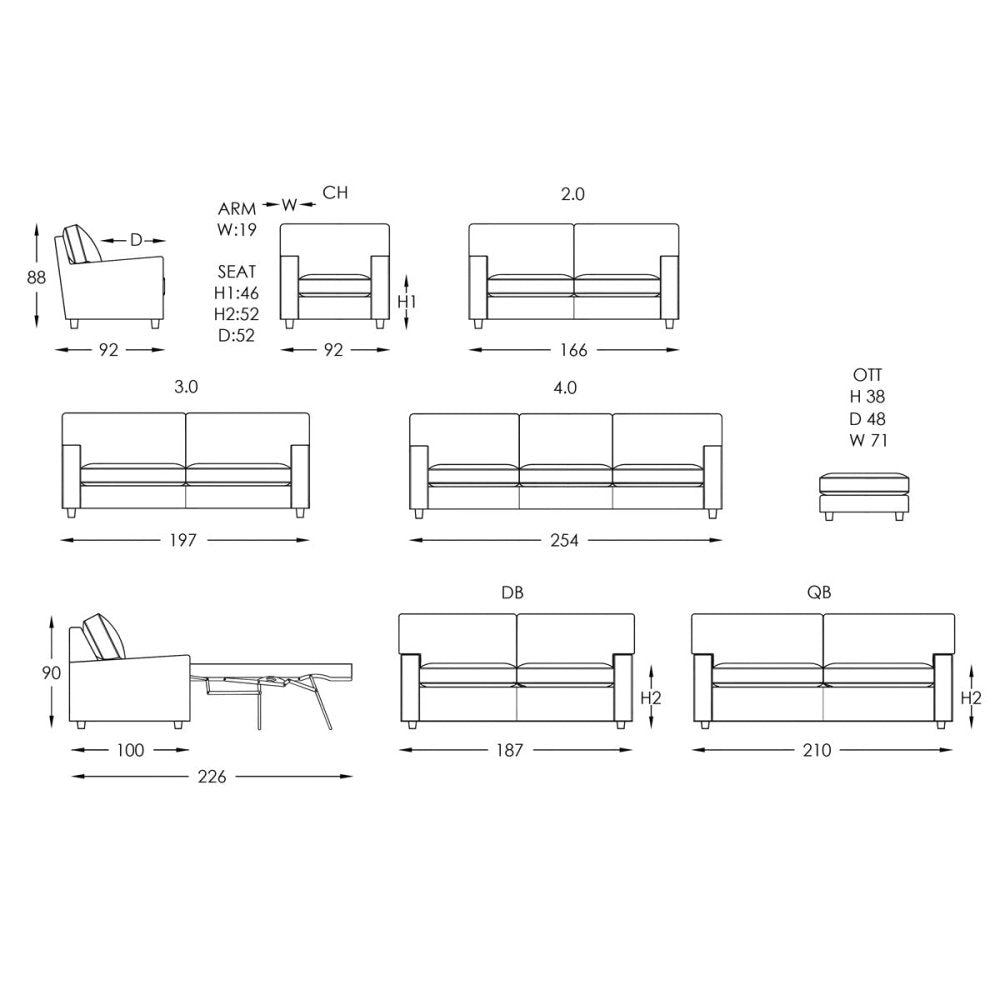 Moran Furniture Club / York Sofa Bed