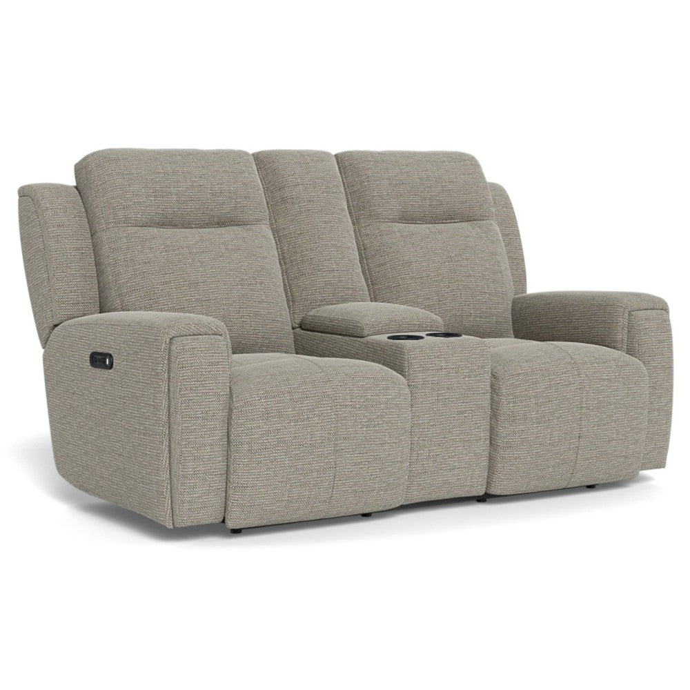 La - Z - Boy United Power Lumbar Recline Sofa