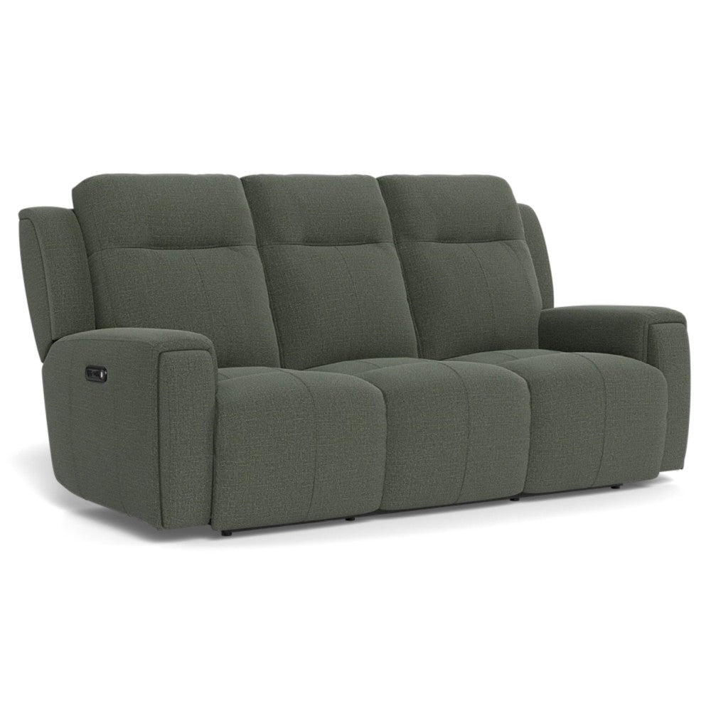 La - Z - Boy United Power Lumbar Recline Sofa