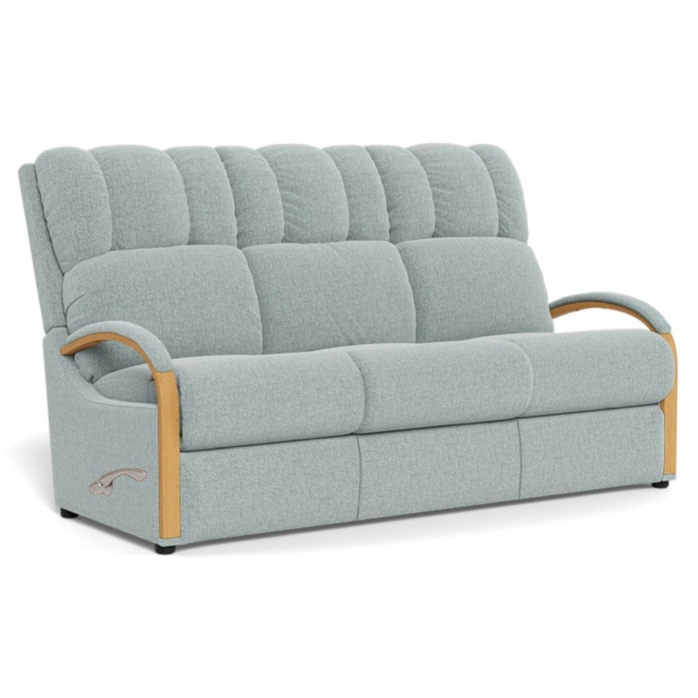 La - Z - Boy Harbortown Sofa - Oak Manual Recline