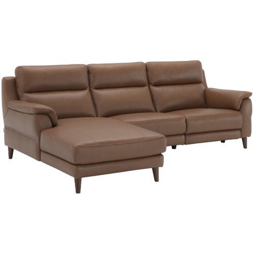 La - Z - Boy Sereno Power Recline Modular Power Glide and Headrest Leather from