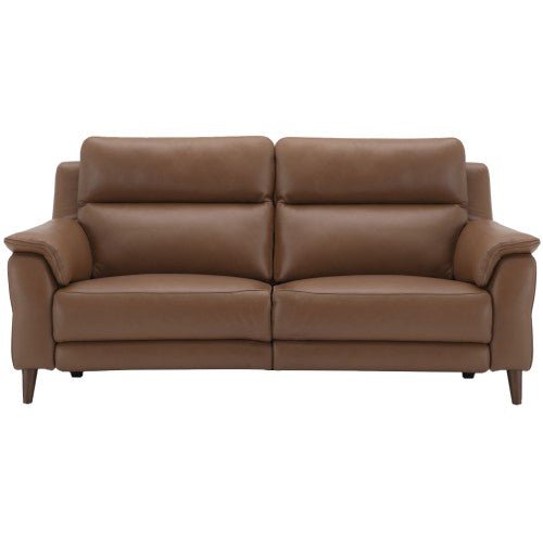 La - Z - Boy Sereno Power Recline Sofa Power Glide + Headrest Leather from