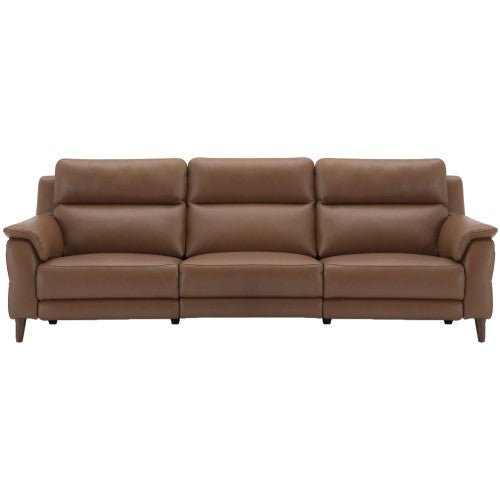 La - Z - Boy Sereno Power Recline Sofa Power Glide + Headrest Leather from