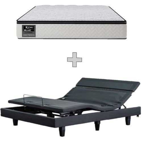 AH Beard Enrich Electric Adjustable Queen Base 3 Motor + Massage + Harmony Medium