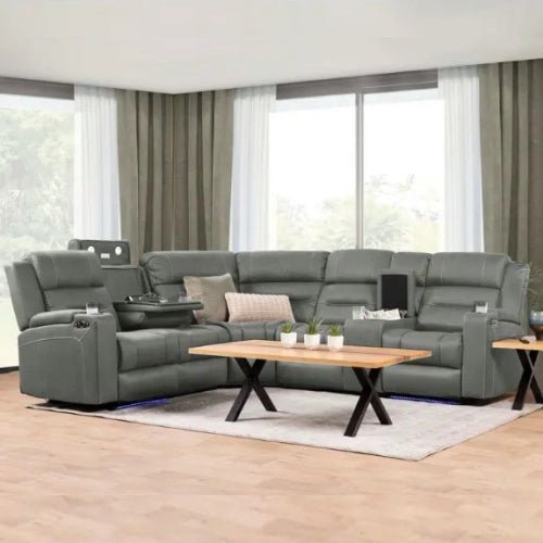 Furniture Zone Spielberg 5 Seat Corner Sofa - Aus-Furniture