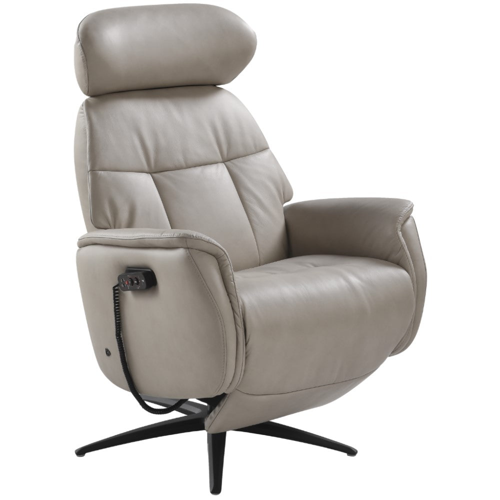 La - Z - Boy Altos Power Massage Recliner Massage Leather from
