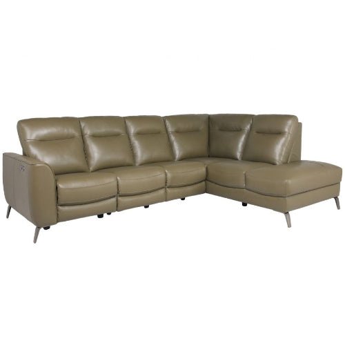 La - Z - Boy Colorado Power Recline Modular Power Glide + Headrest Fabric from