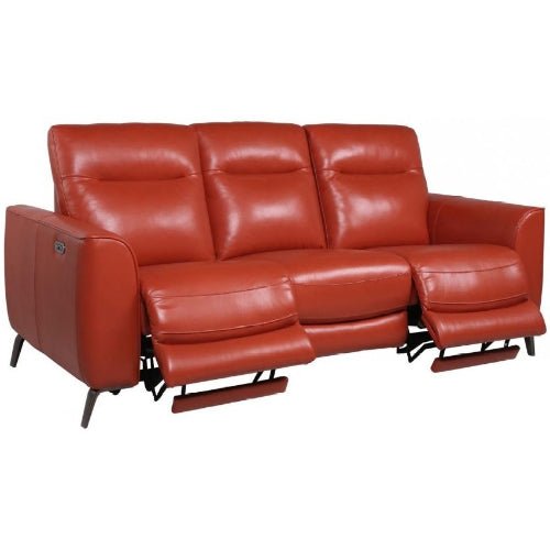 La - Z - Boy Colorado Power Recline Sofa Power Glide + Headrest Fabric from