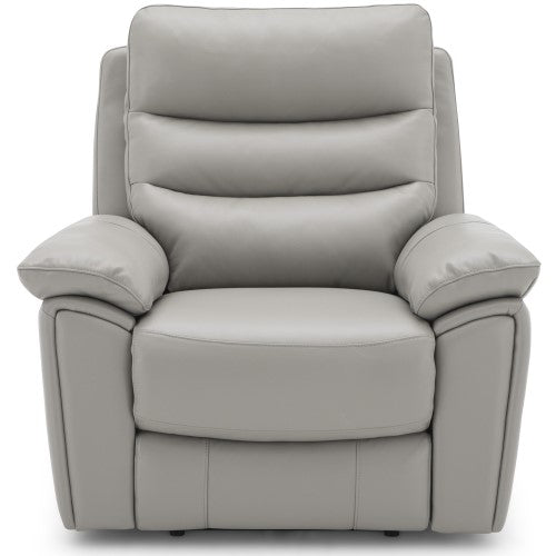 La - Z - Boy Derby Power Recliner Power Glide + Headrest Leather from