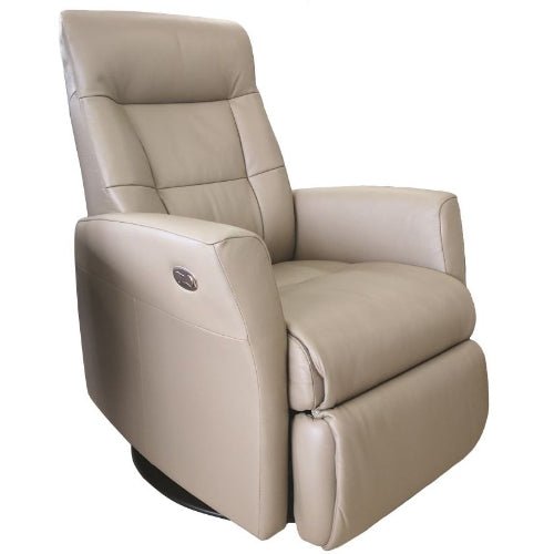 La - Z - Boy Finn Large Power Nordic Recliner Power + Man. Headrest Fabric from