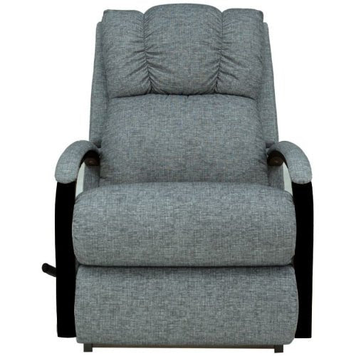 La - Z - Boy Harbortown Recliner - Black Extra Large Lever Fabric from