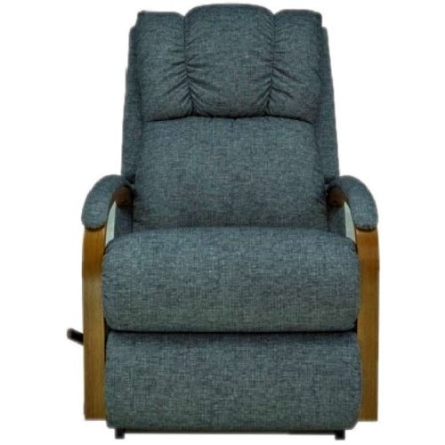 La - Z - Boy Harbortown Recliner - Mahogany Lever Fabric from