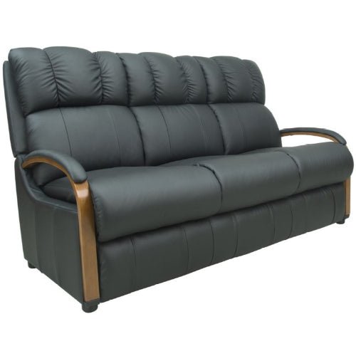 La - Z - Boy Harbortown Sofa - Mahogany No Recline Fabric from