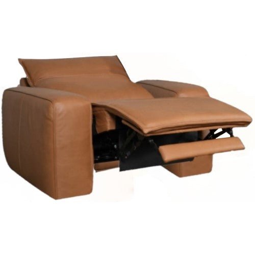 La - Z - Boy Hartford Power Recliner Power Glide + Headrest Fabric from