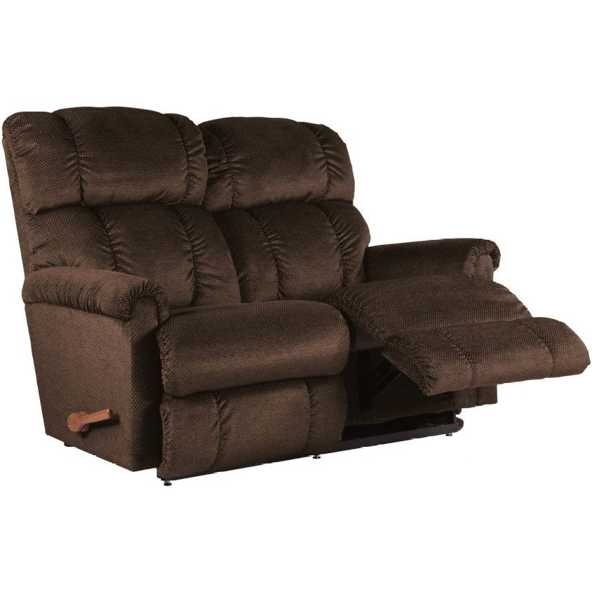 La - Z - Boy Pinnacle Manual Recline Sofa Lever Glide Fabric from