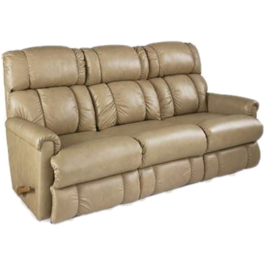 La - Z - Boy Pinnacle Manual Recline Sofa Lever Glide Fabric from
