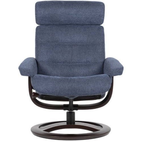 La - Z - Boy Royal Large Nordic Recliner PushBack + Man. Headrest Fabric from
