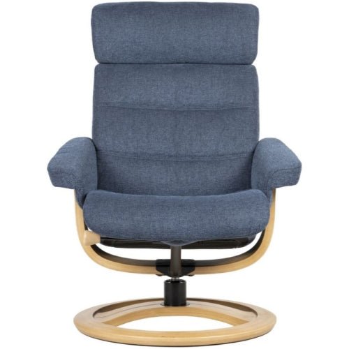 La - Z - Boy Royal Nordic Recliner PushBack + Man. Headrest Fabric from