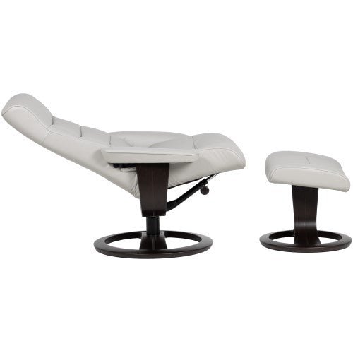 La - Z - Boy Tampa Large Nordic Recliner PushBack + Man. Headrest Fabric from