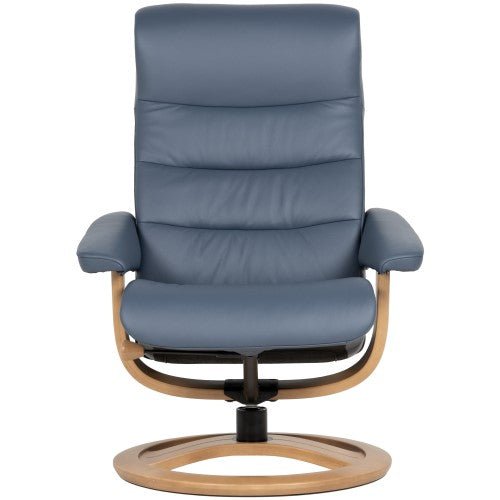 La - Z - Boy Tampa Large Nordic Recliner PushBack + Man. Headrest Fabric from