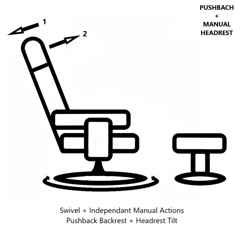 La - Z - Boy Tampa Nordic Recliner PushBack + Man. Headrest Fabric from