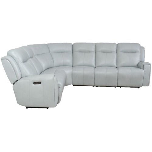La - Z - Boy United Power Recline Modular Power Glide + Headrest Fabric from