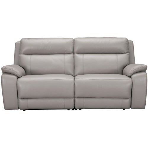 La - Z - Boy Victor Power Recline Sofa Power Glide + Headrest Leather from