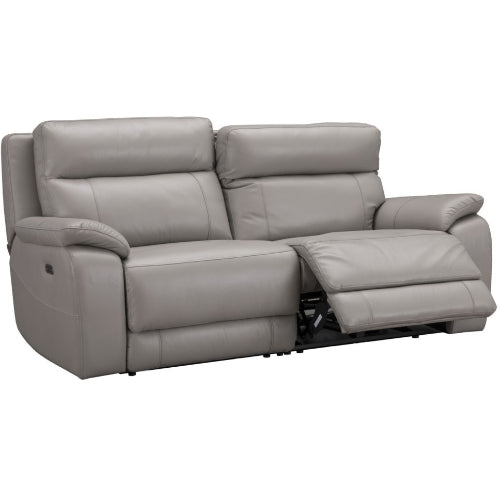 La - Z - Boy Victor Power Recline Sofa Power Glide + Headrest Leather from