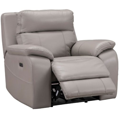 La - Z - Boy Victor Power Recliner Power Glide + Headrest Leather from