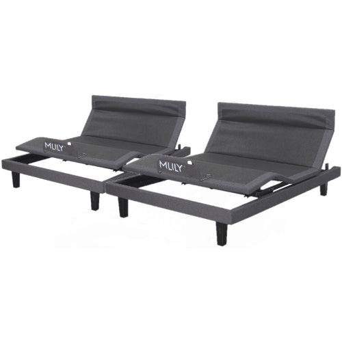 MLILY iActive 30M 3 Motor + Massage Electric Split King Bed 3 Motor + Massage No Mattress