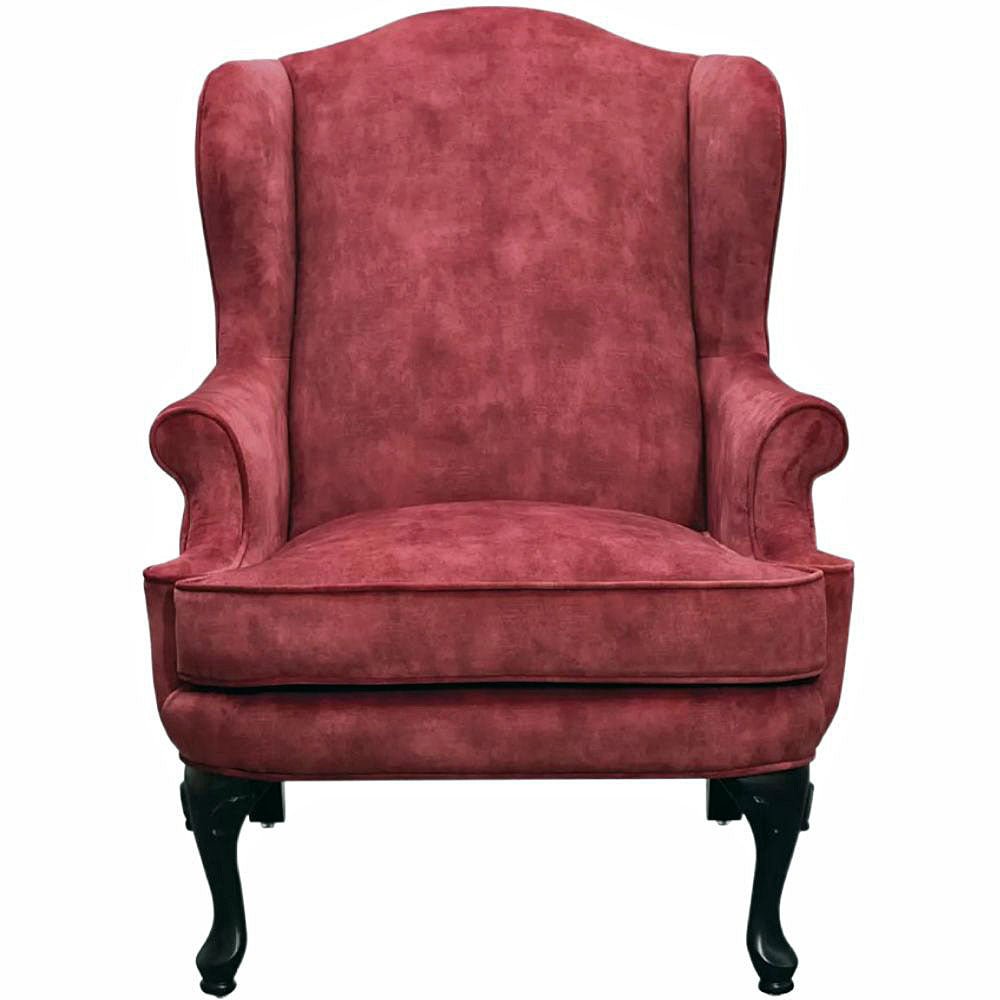 Moran Boston Wingback Accent Chair Fabric