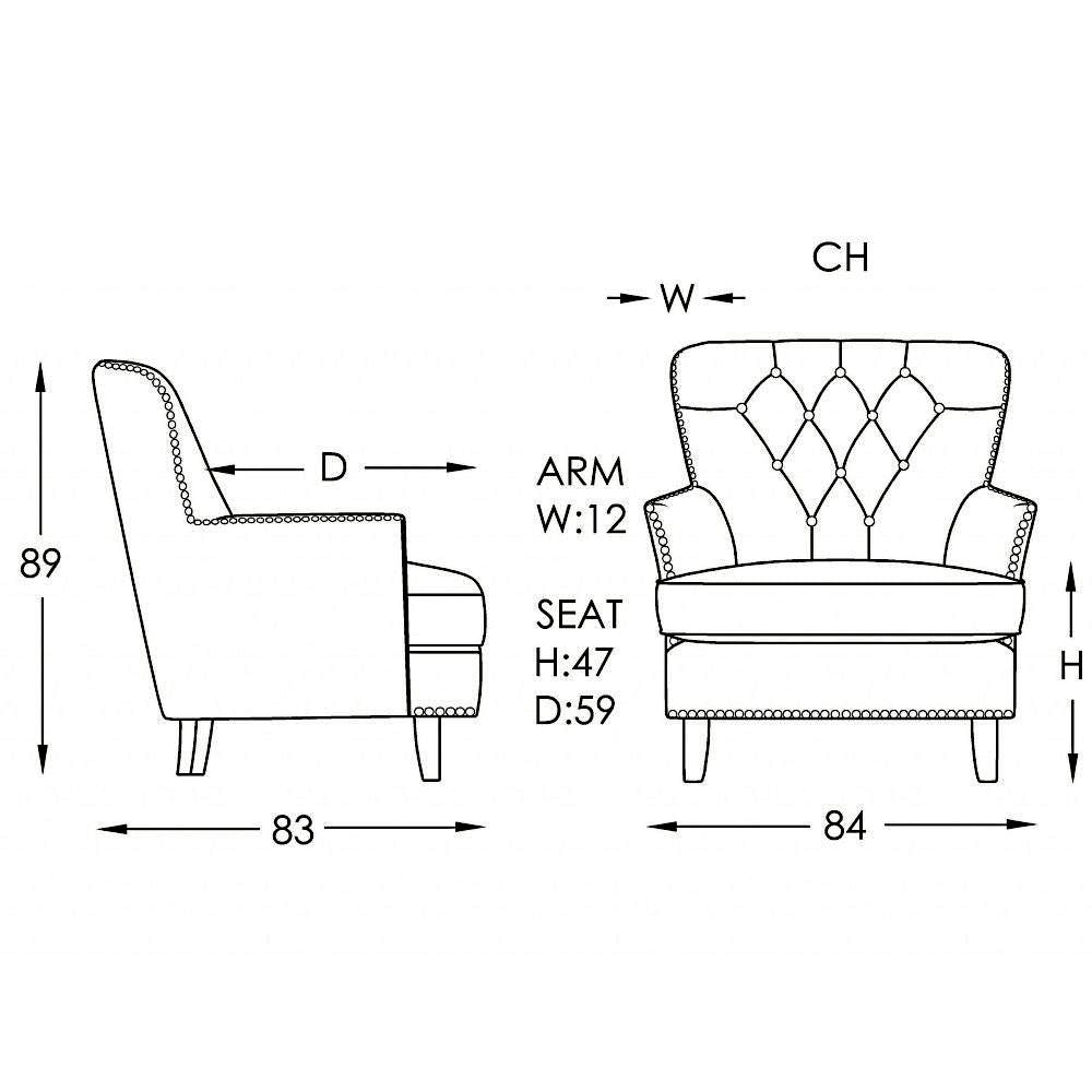 Moran Byron Accent Chair Fabric