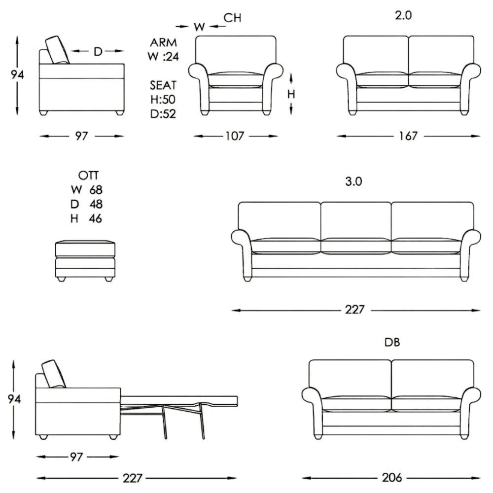 Moran Furniture Baxter Sofa - Aus-Furniture