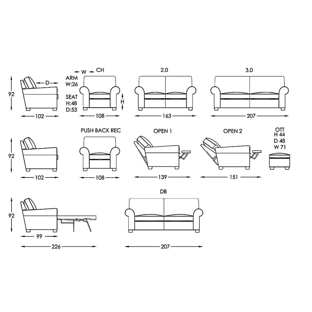 Moran Furniture Conrad Sofa Bed - Aus-Furniture