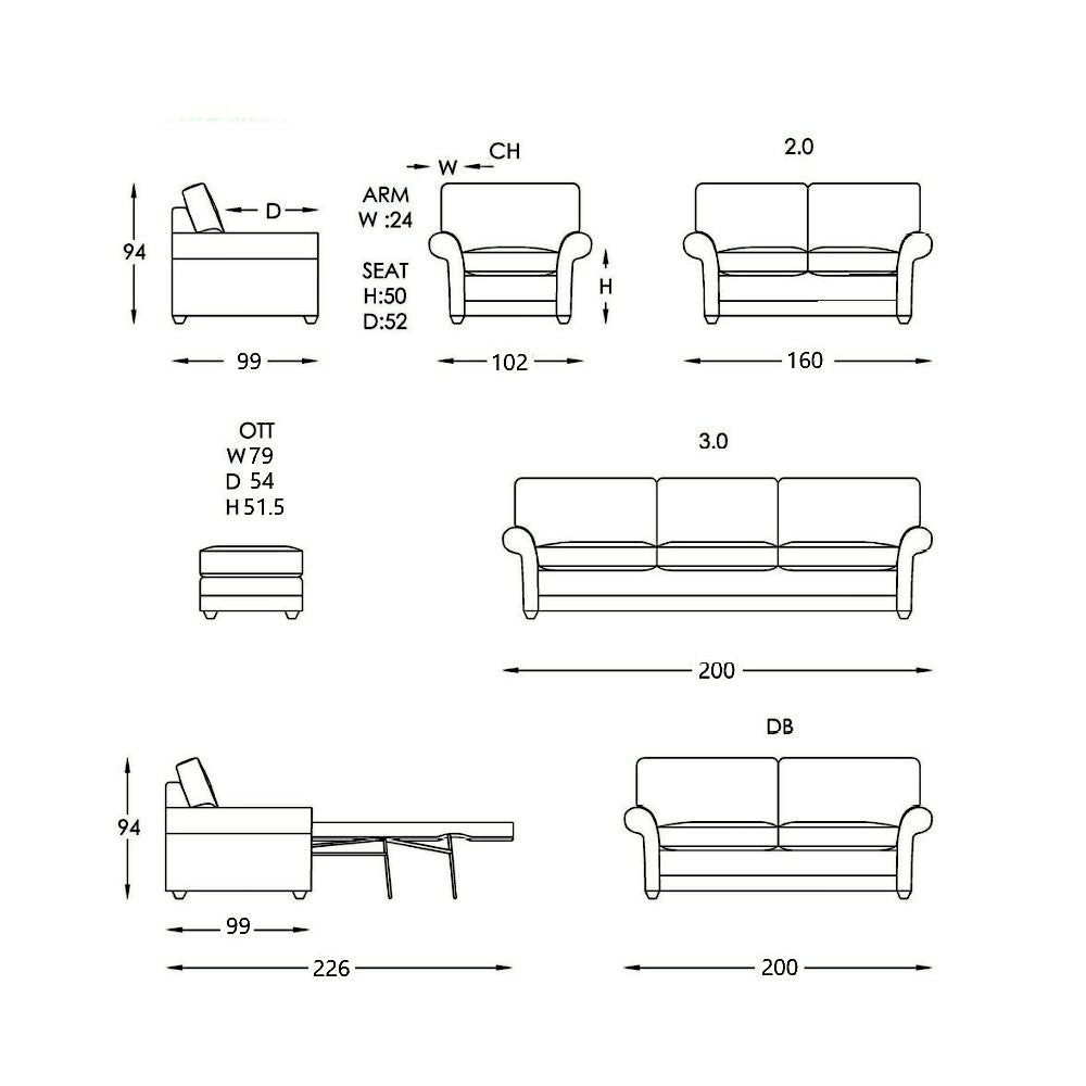 Moran Furniture Dartford Chair Fabric