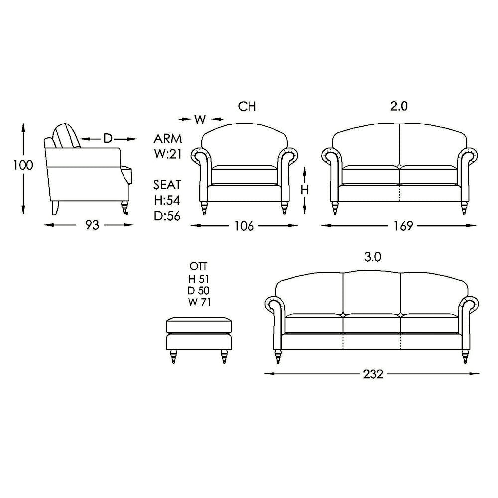 Moran Furniture Harvard Sofa Fabric from