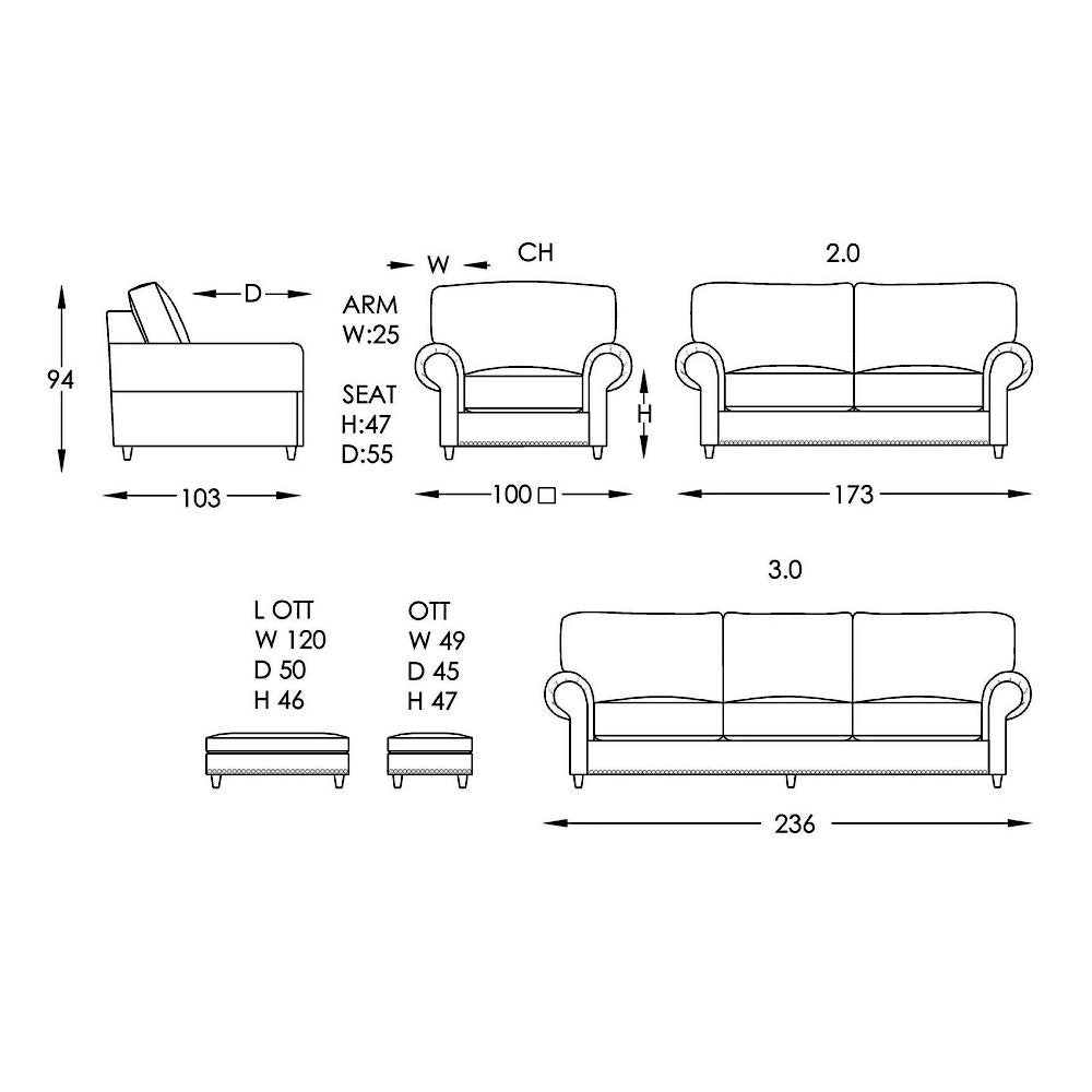 Moran Furniture Manor Sofa Fabric from