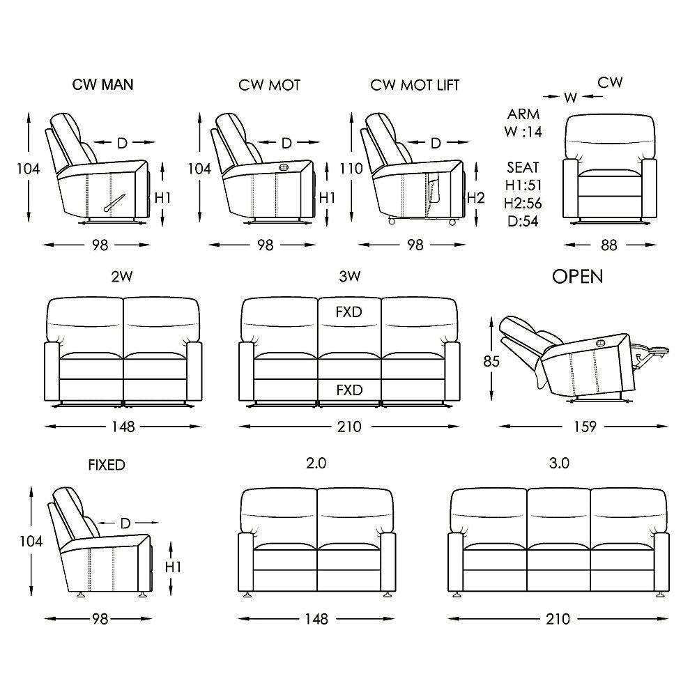 Moran Furniture Olympus Recline Sofa Flick Glide Fabric from