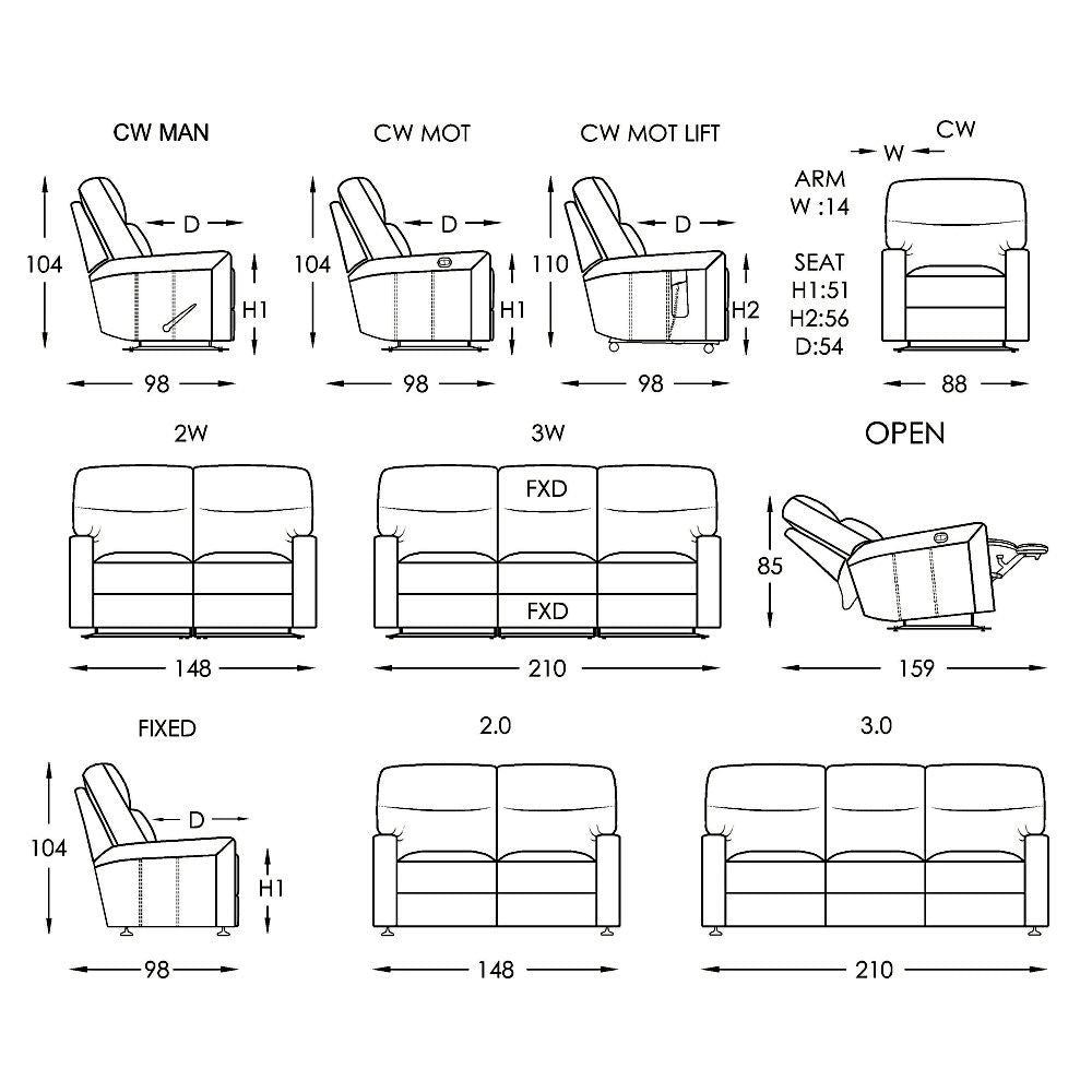 Moran Furniture Olympus Recliner - Aus-Furniture
